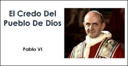 Pablo VI Credo del Pueblo de Dios