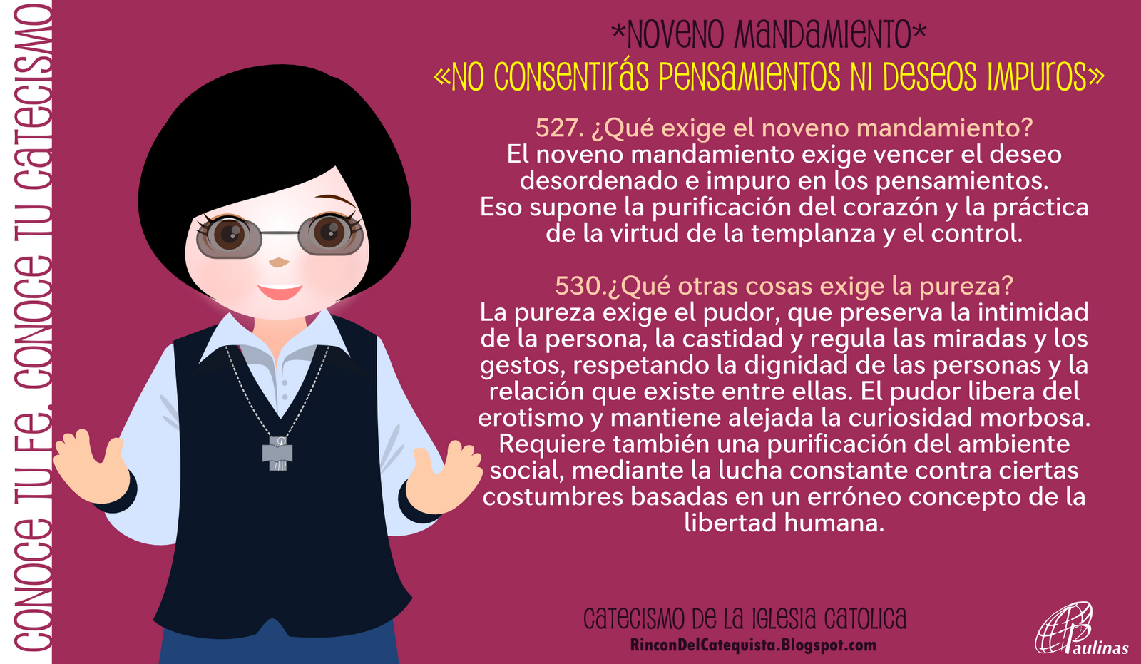 Noveno Mandamiento: No desear la mujer de tu prójimo